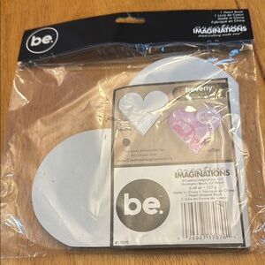 Be. Heart Shaped Craft Chipboard Book